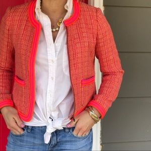 Jcrew neon blazer size 6 fits like 4